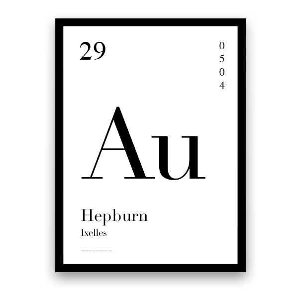 Póster de Audrey Hepburn